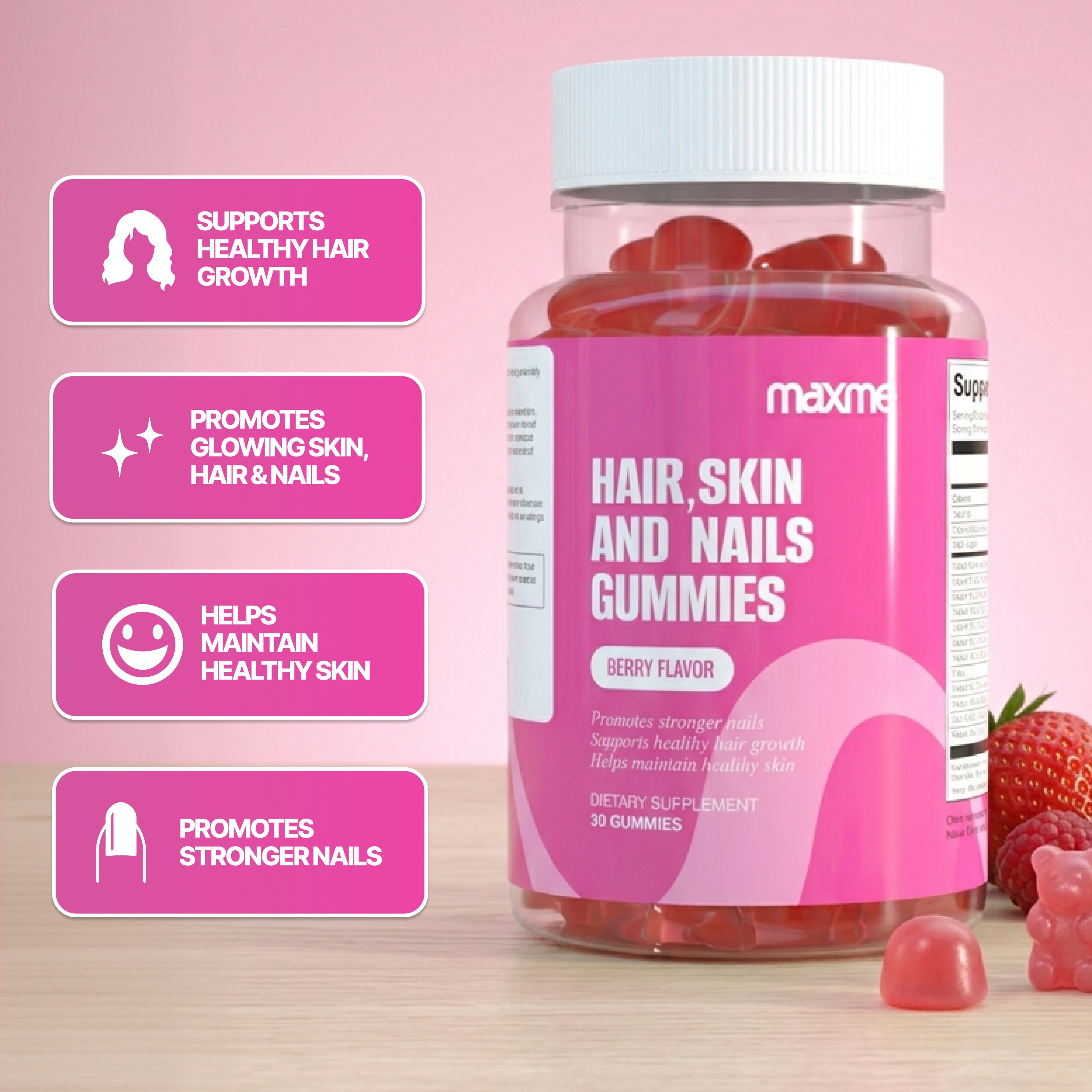 Hair, Skin and Nail Gummies