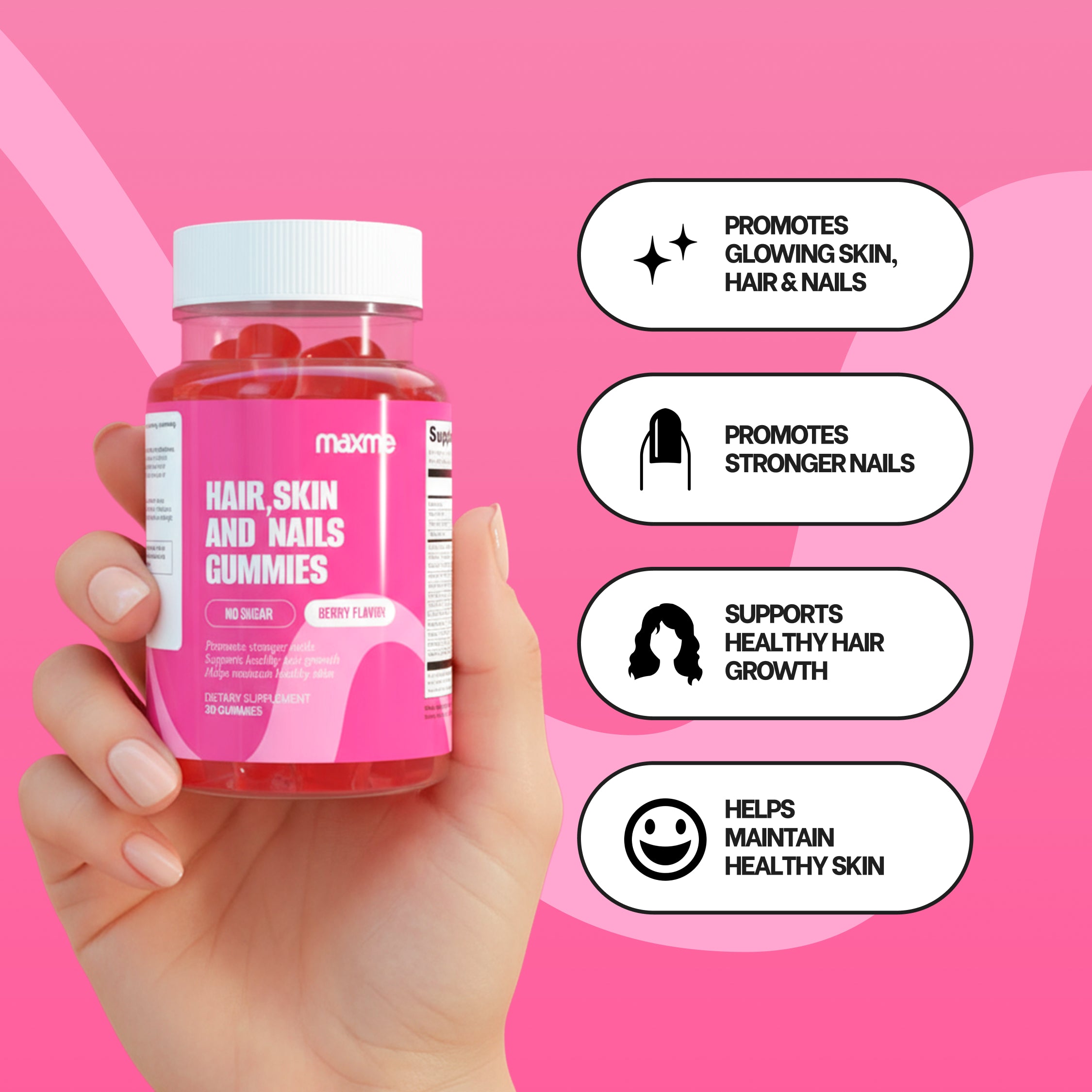 Hair, Skin and Nail Gummies