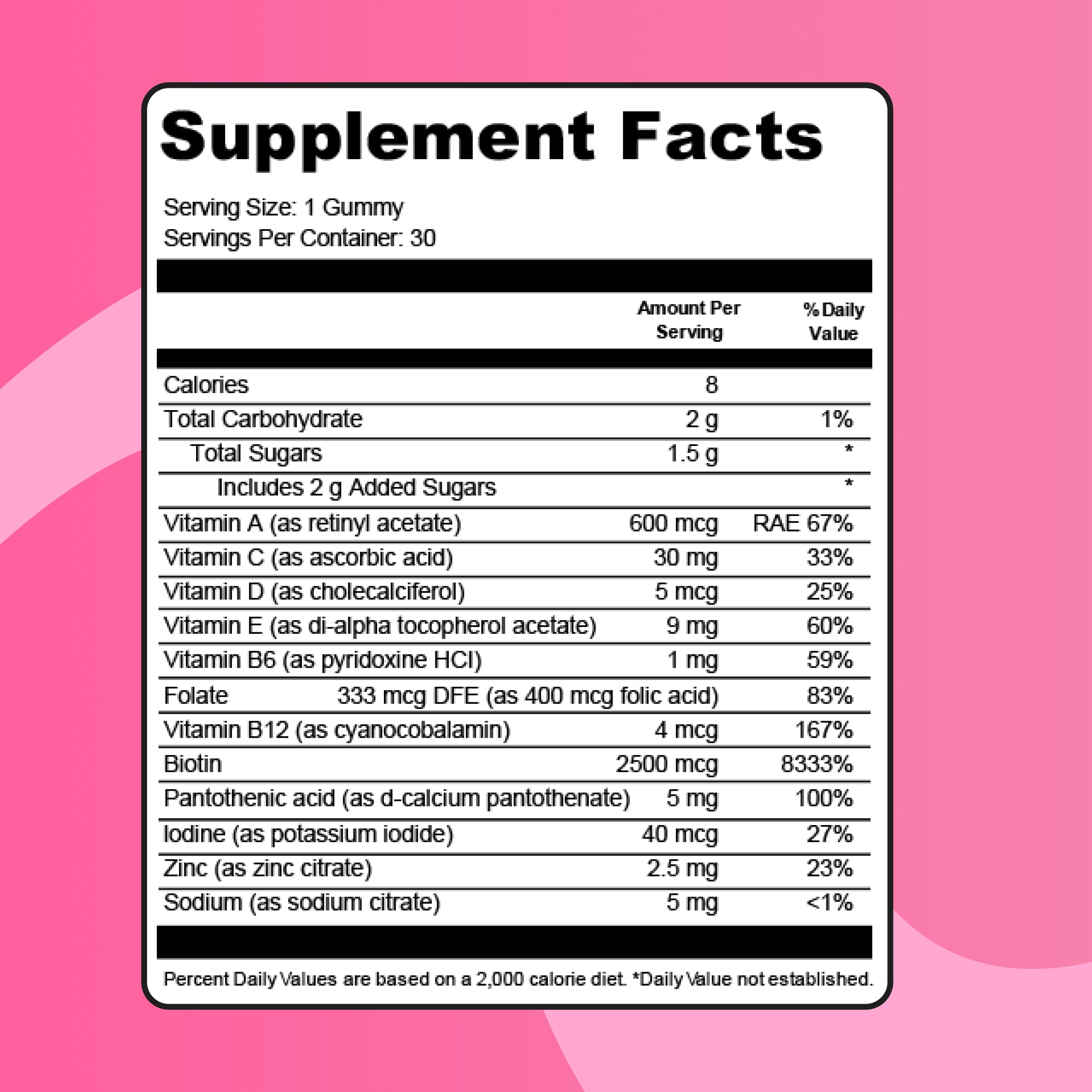 Hair, Skin and Nail Gummies