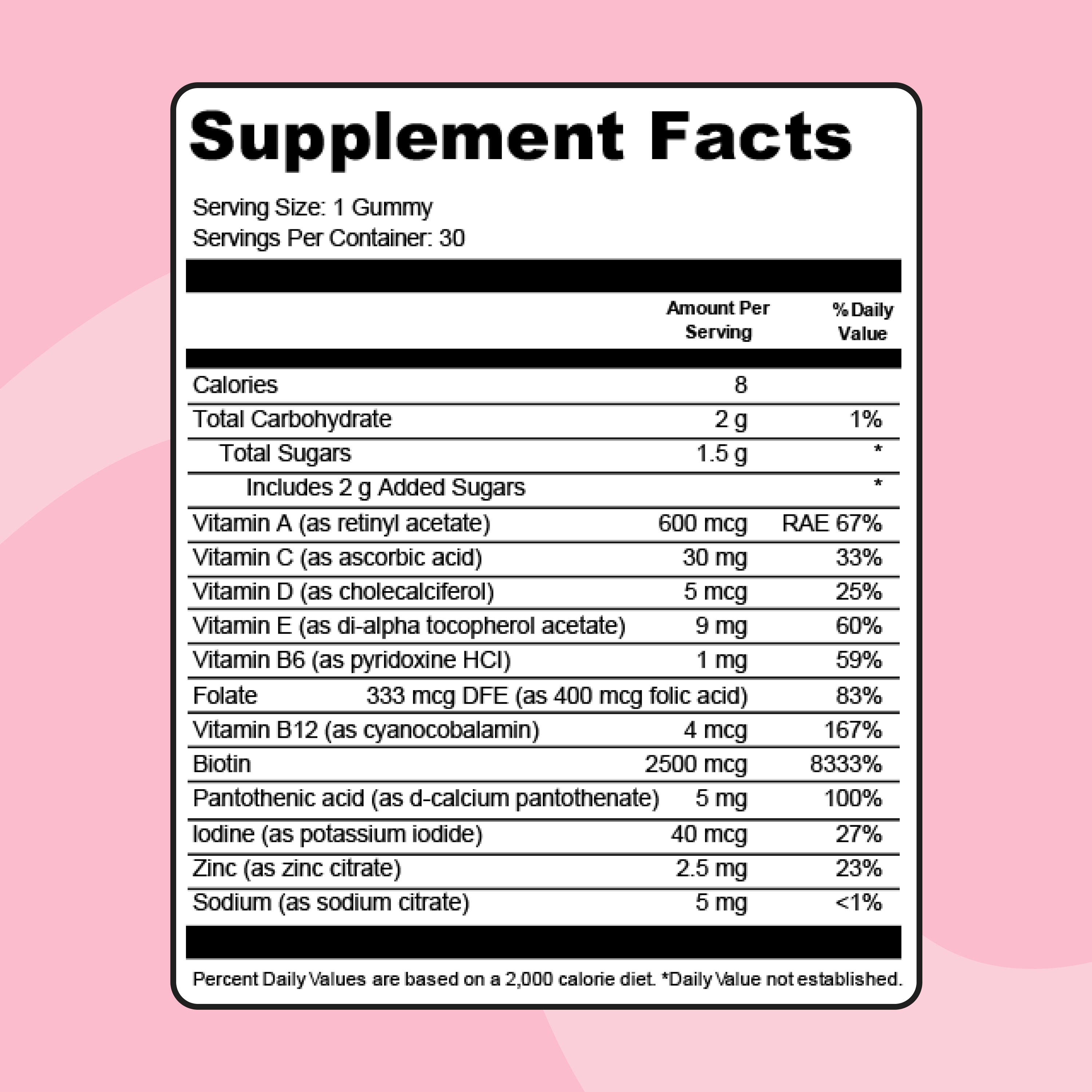 Hair, Skin and Nail Gummies