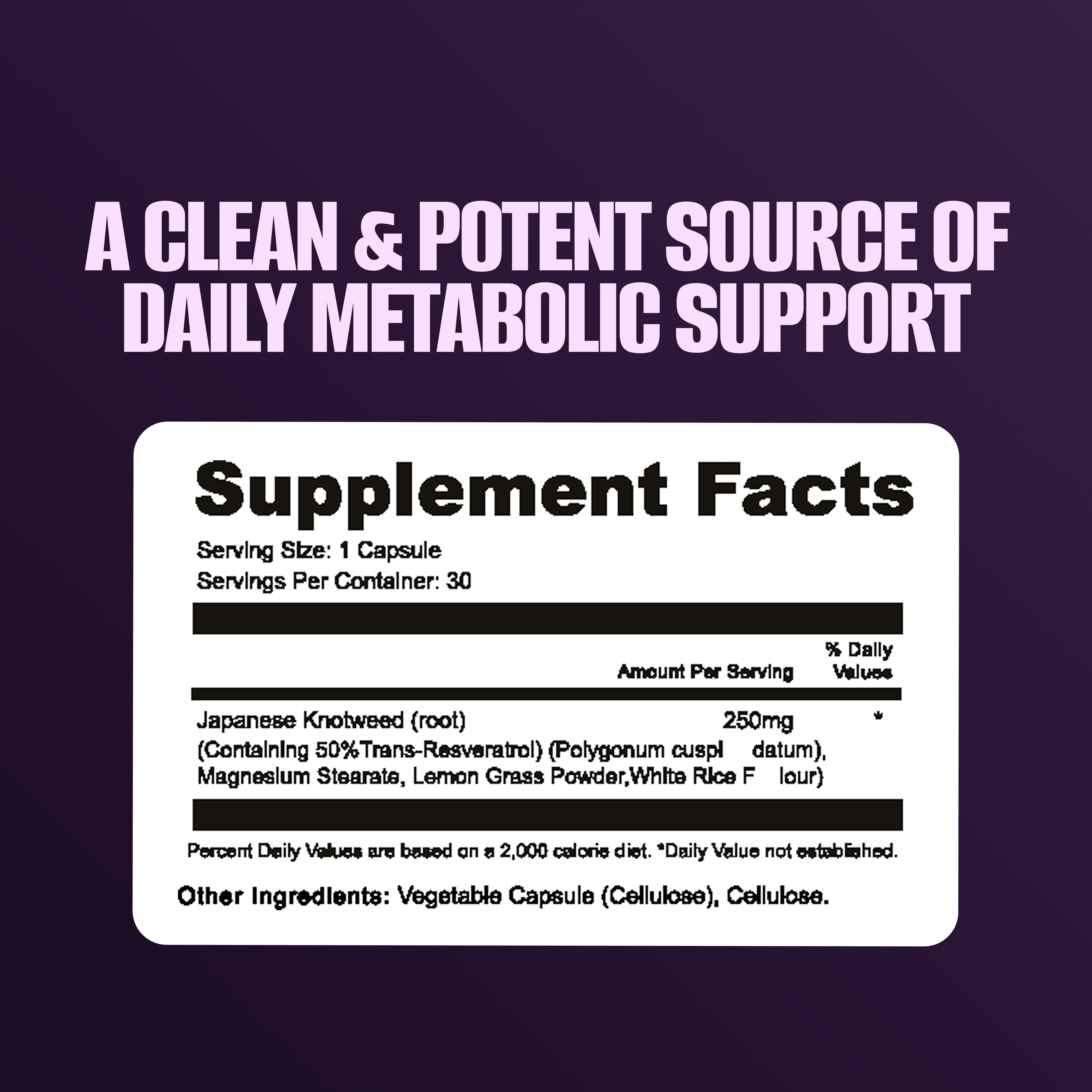 Metabolic Resveratrol Complex
